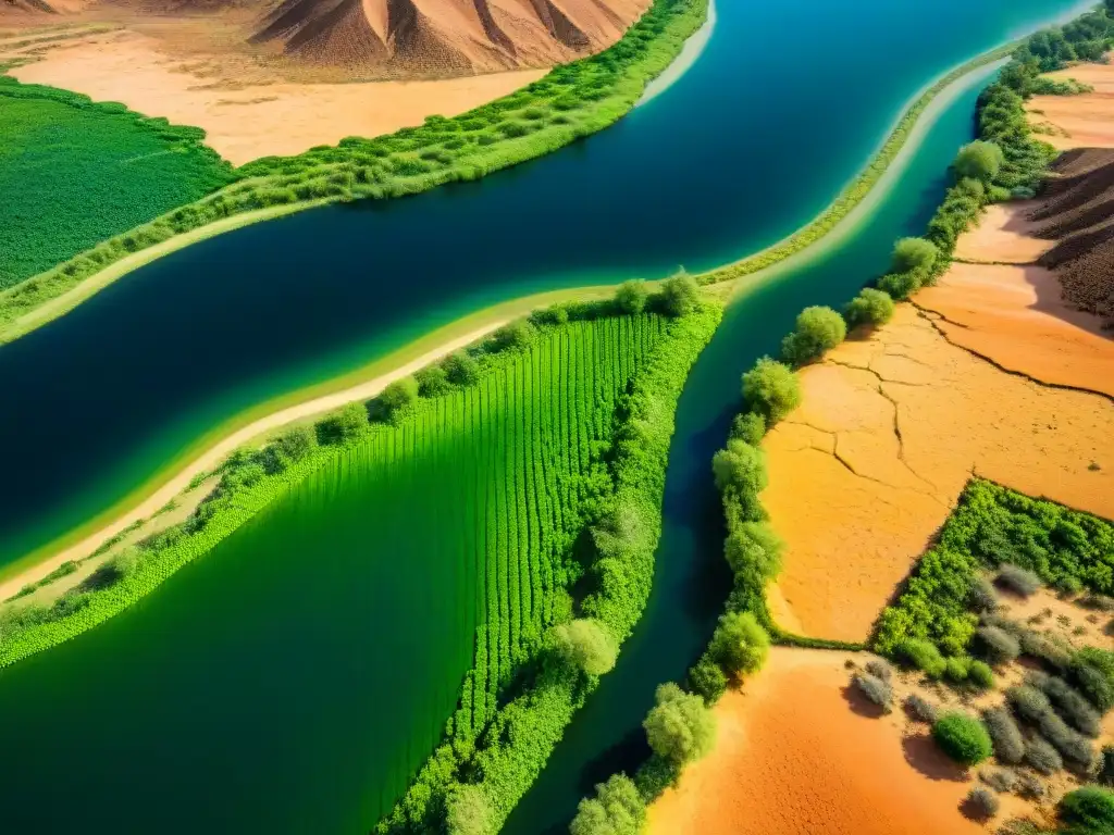 Contraste impactante: riqueza hídrica vs Contraste impactante entre paisajes por disputas cambio climático recursos hídricos