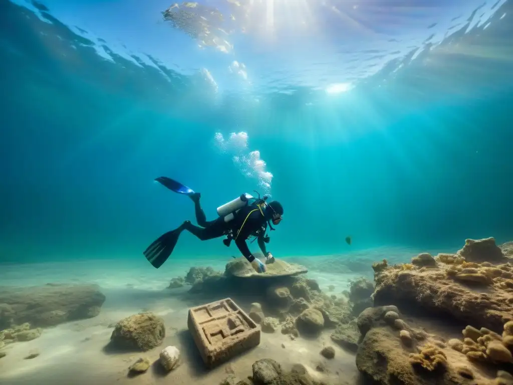 Emocionante excavación arqueológica submarina en el río Jordán, revelando historia, mitos y cultura