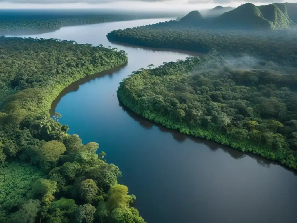 Exploración 3D de la Amazonía: Científicos mapeando el río con tecnología de vanguardia Equipo de científicos realizando mapeo 3D del Amazonas para planificación de recursos hídricos