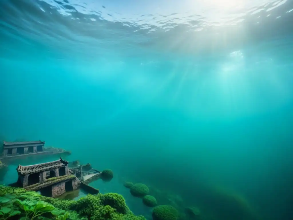 Exploración de los misterios del Yangtsé: ruinas antiguas sumergidas en las aguas turbias de China