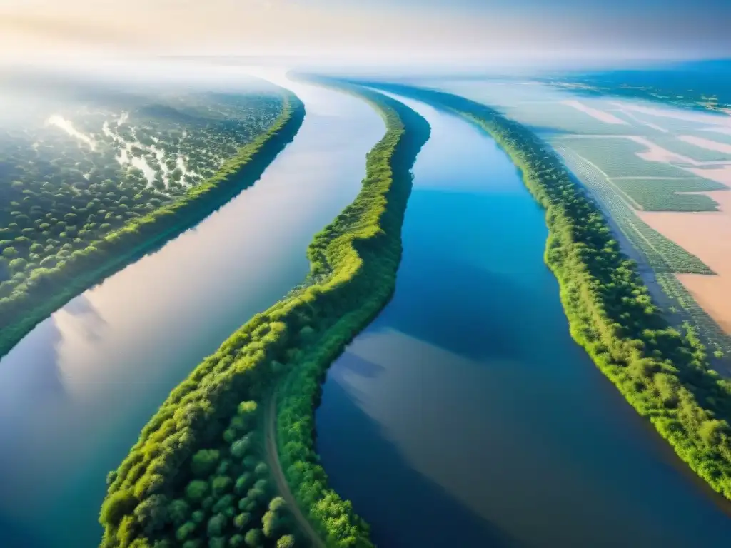 El majestuoso río Níger: belleza y vitalidad en África Occidental Exploración de ríos emblemáticos y mitos culturales en África Occidental