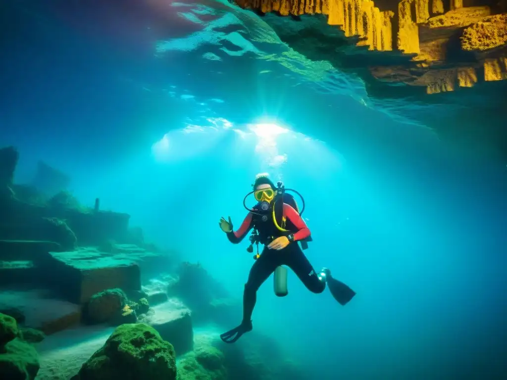 Exploradores submarinos descubren ruinas antiguas en misterioso río Exploradores en las profundidades, revelando secretos de los ríos emblemáticos