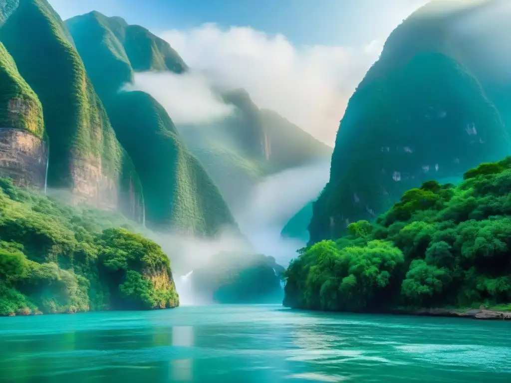 Cañón del Sumidero: belleza natural en México El imponente Cañón del Sumidero, esculpido por el Río Grijalva, muestra la belleza natural y la importancia cultural en el sureste de México