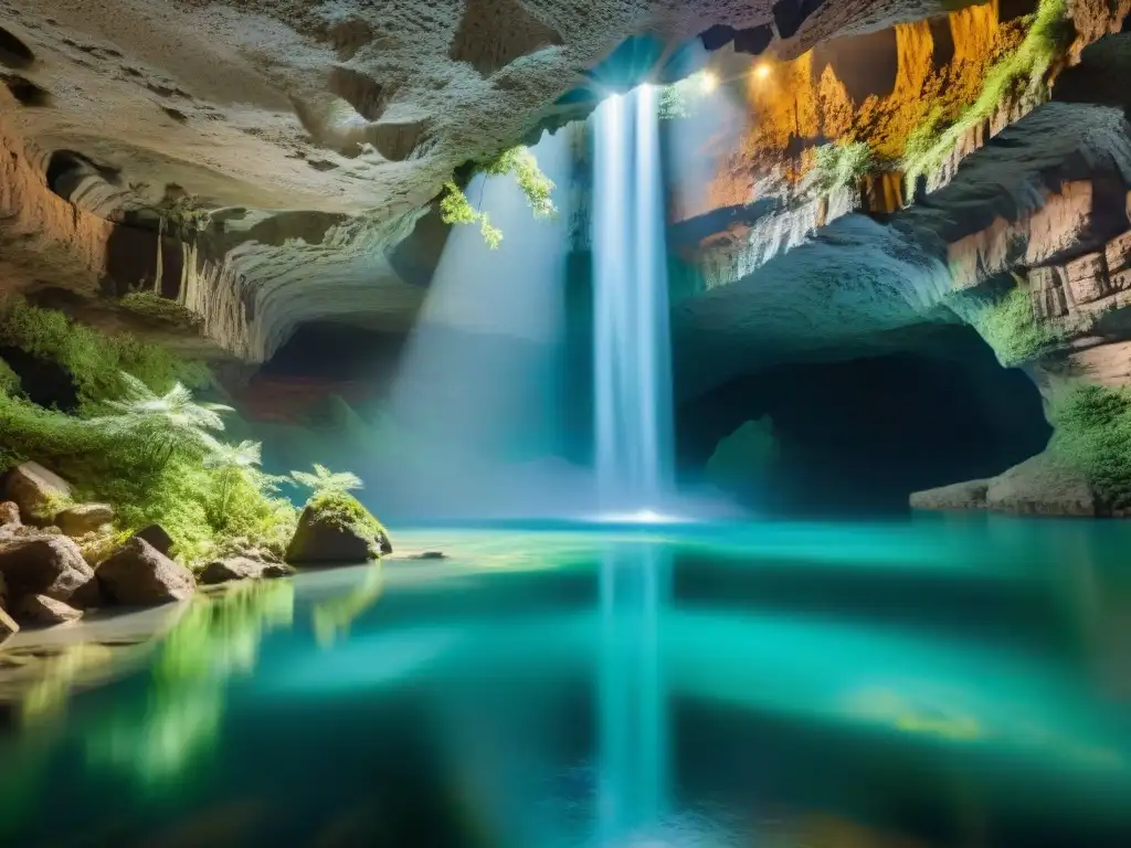 Explora la influencia presente de los ríos subterráneos ancestrales en un mundo oculto lleno de vida y misterio