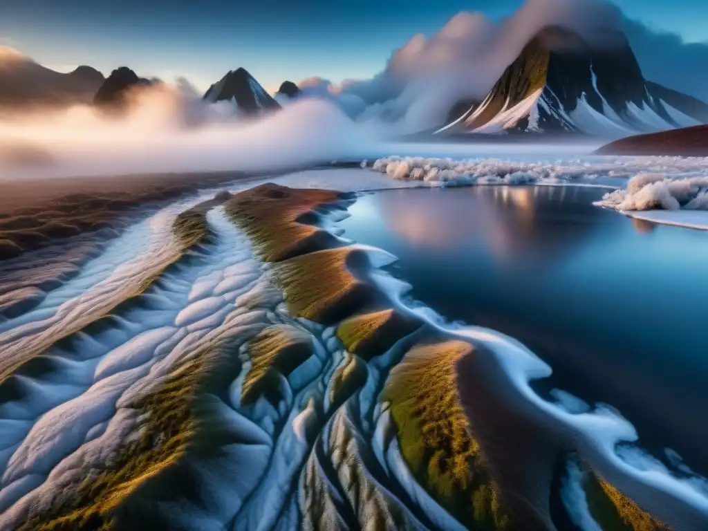 Plutón: paisaje helado con ríos de nitrógeno Intrincados ríos de nitrógeno en Plutón revelan su superficie helada, destacando sus singulares rasgos geológicos