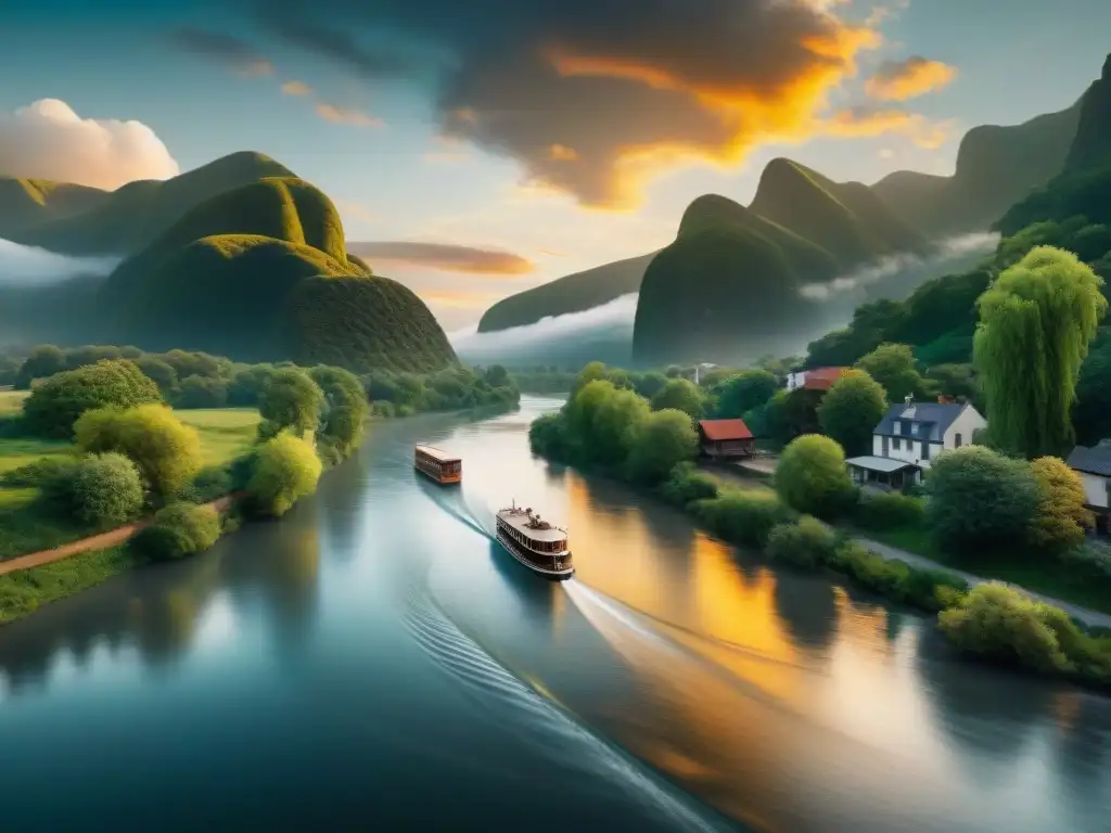 Contraste evolutivo: ríos legendarios en cine y TV Evolución de ríos legendarios en cine y televisión: escena clásica vs