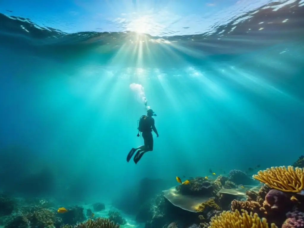 Exploración submarina: vida acuática en el majestuoso río Explora los secretos de los ríos emblemáticos en este cautivador mundo submarino de aguas cristalinas
