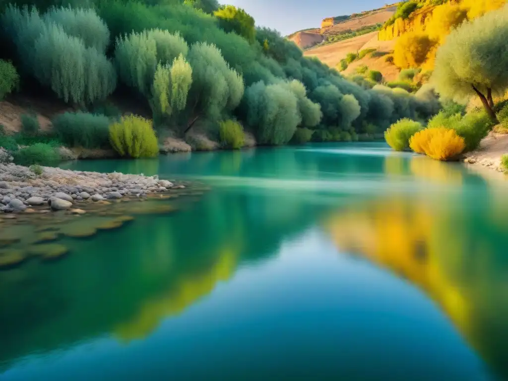 Maravillas del Guadalquivir: Biodiversidad en Andalucía Vibrante biodiversidad del río Guadalquivir con especies endémicas
